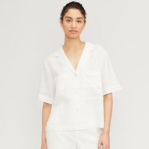 NWT Everlane The Linen Workwear short sleeve shirt